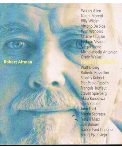 Copertina di Robert Altman